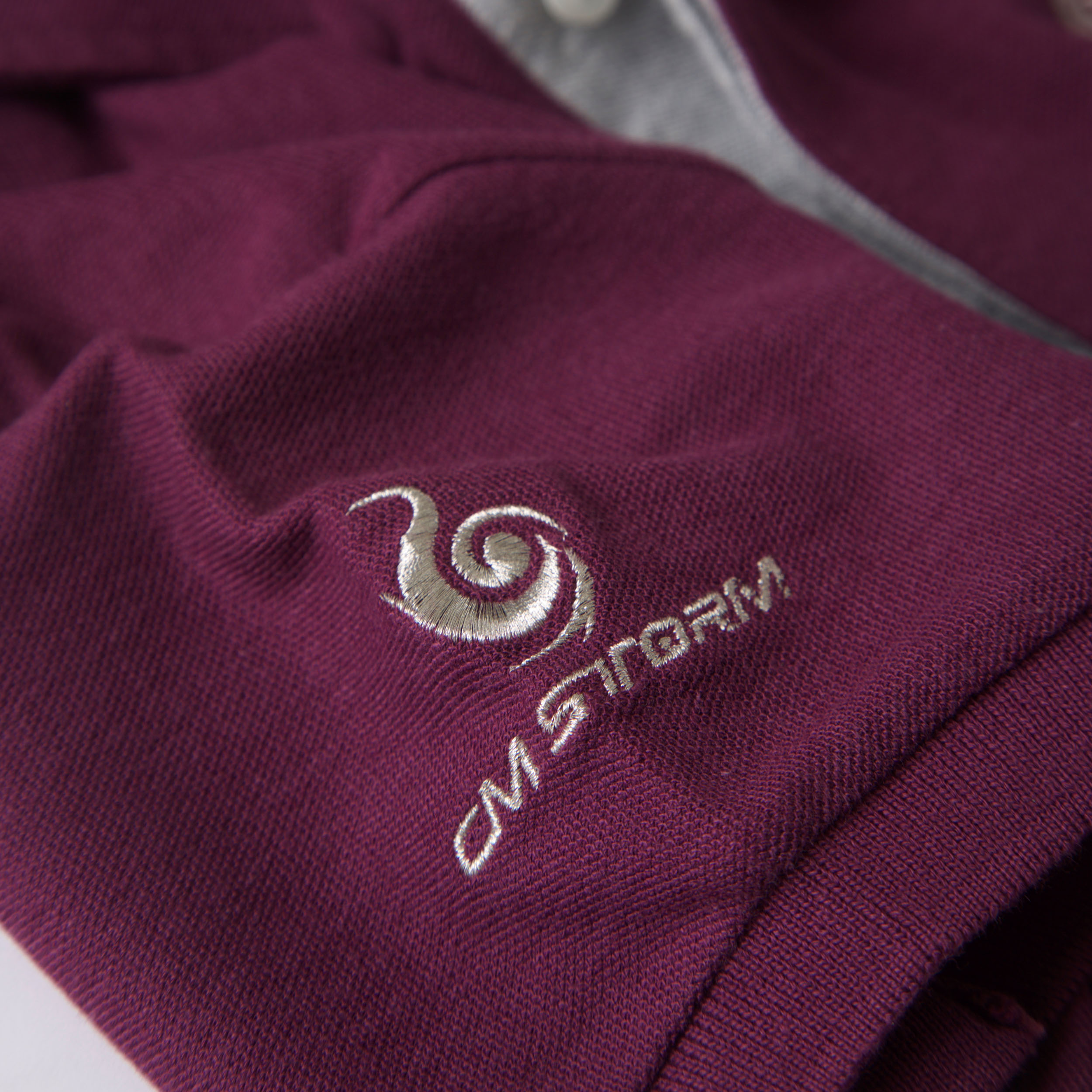 TEXTURED TIPPED POLO
